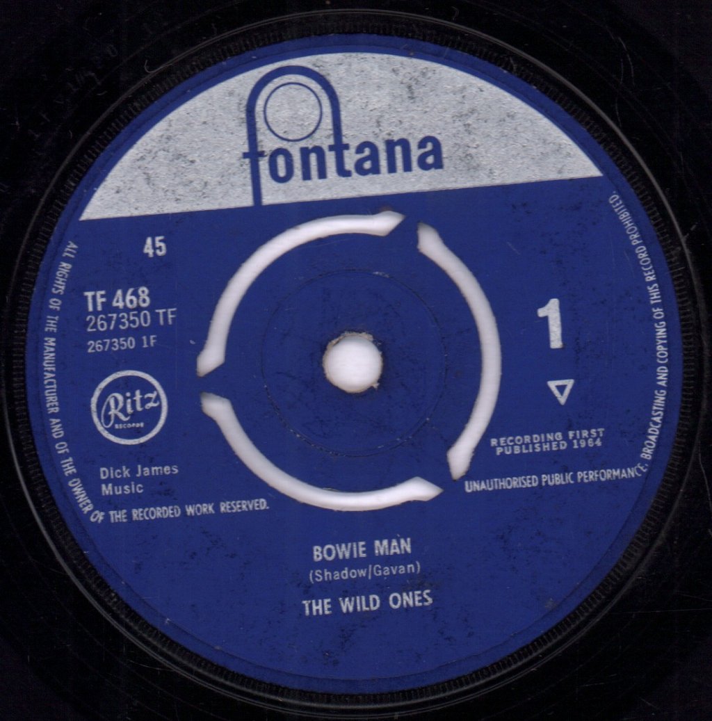 Wild Ones (Us) - Bowie Man - 7 Inch