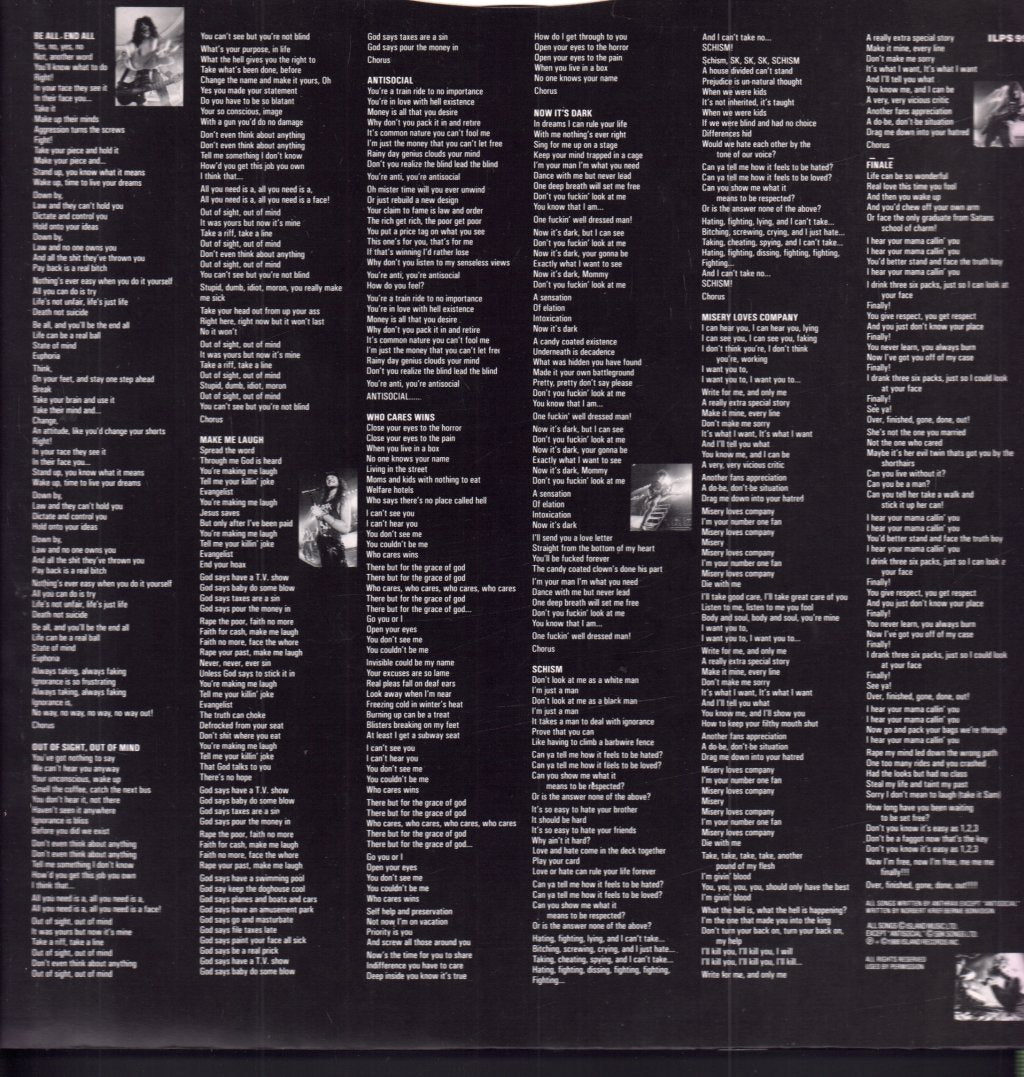 Anthrax (Metal Group) - State Of Euphoria - Lp