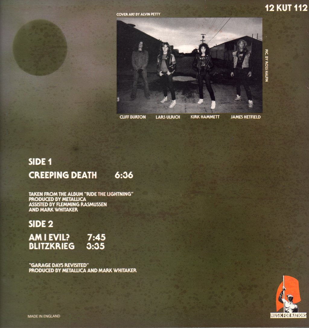 Metallica - Creeping Death - 12 Inch