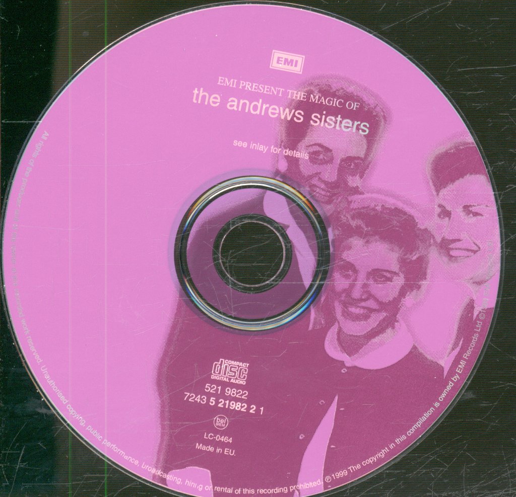 Andrews Sisters - EMI Presents The Magic Of The Andrews Sisters - Cd