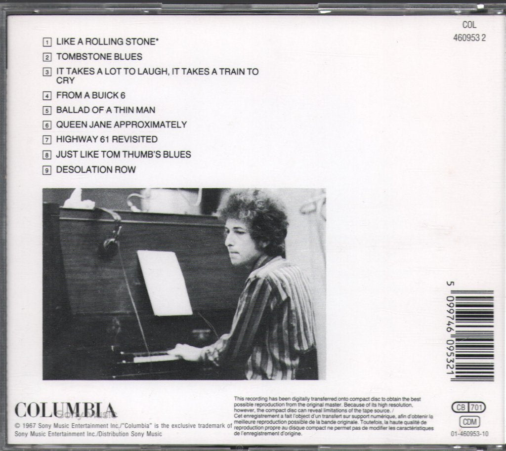 Bob Dylan - Highway 61 Revisited - Cd