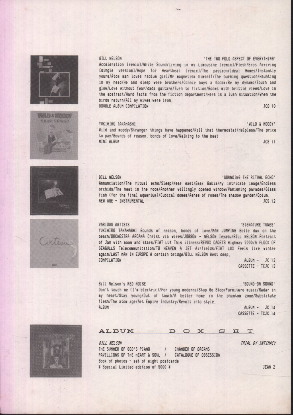 Bill Nelson - Map Of Dreams - Lp