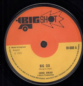Judge Dread - Big Six - 7 Inch