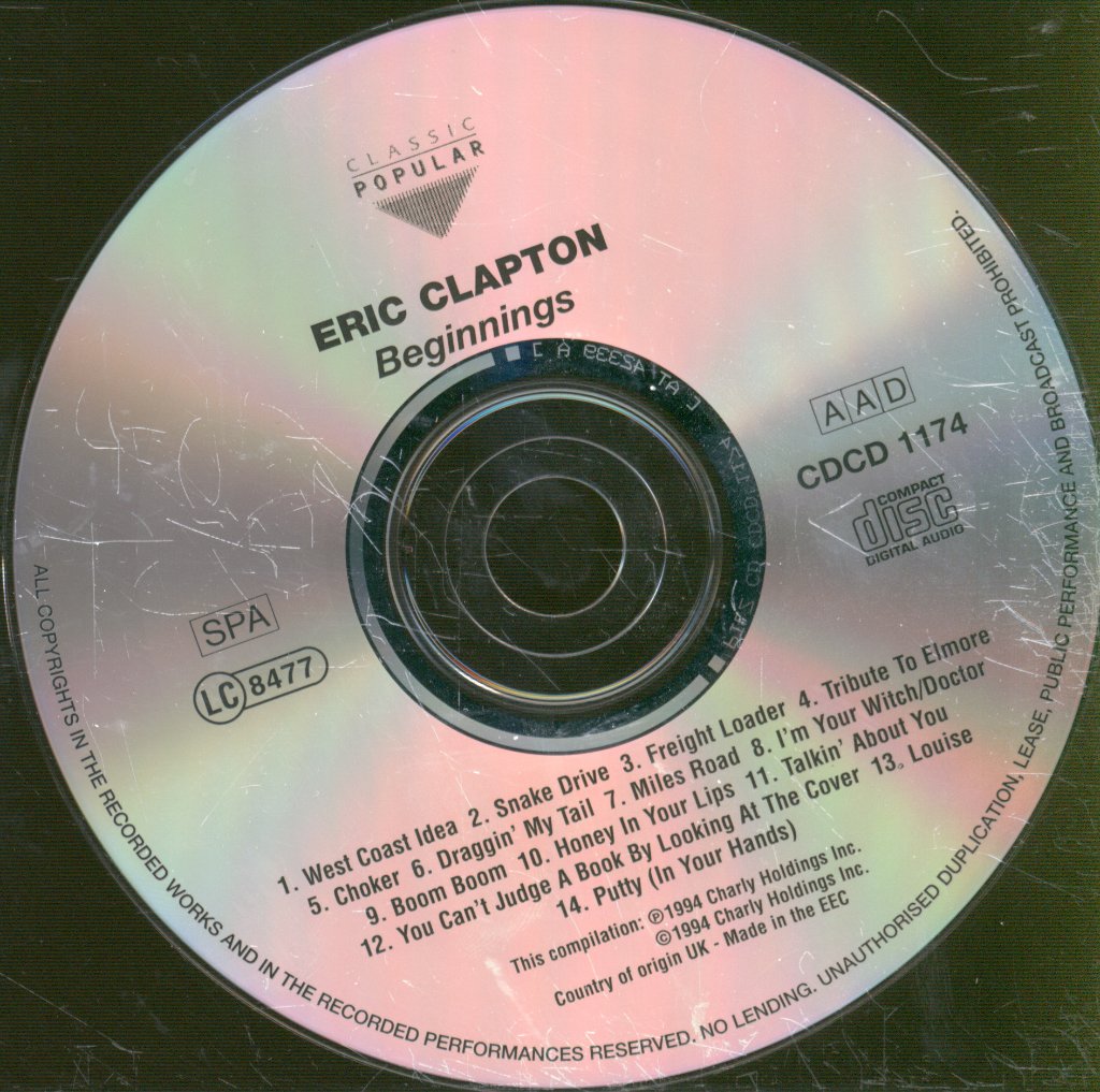 Eric Clapton - Beginnings - Cd