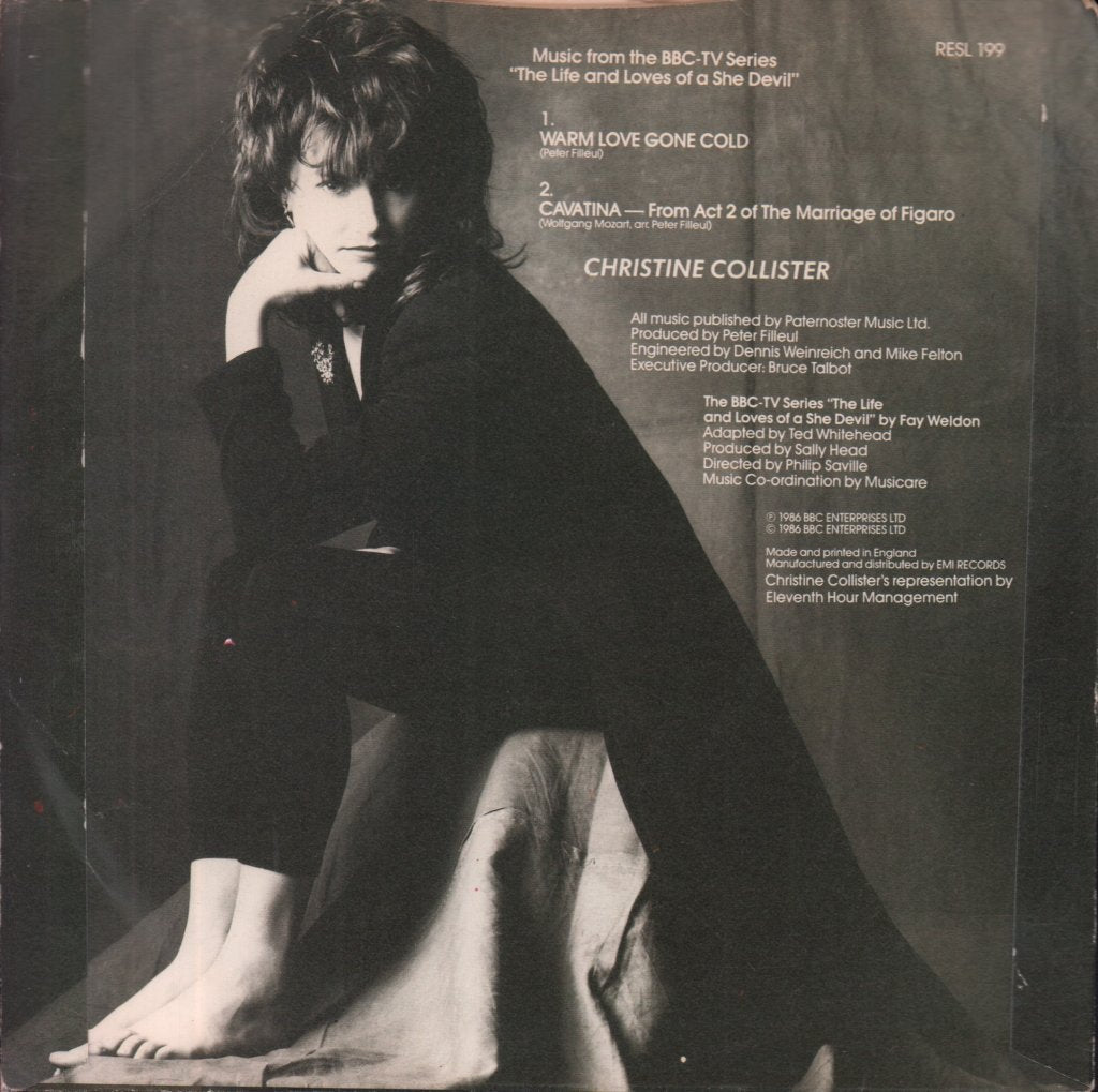 Christine Collister - Warm Love Gone Cold - 7 Inch