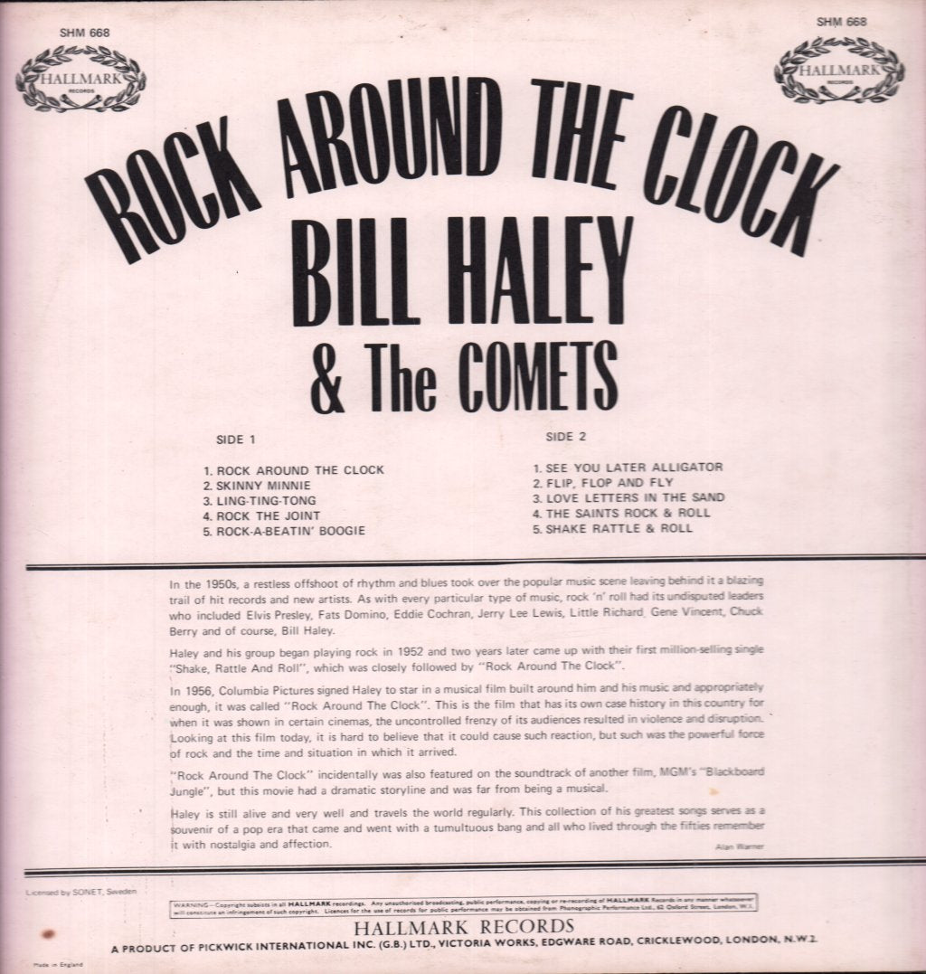 Bill Haley And The Comets - Rock Around The Clock - Lp