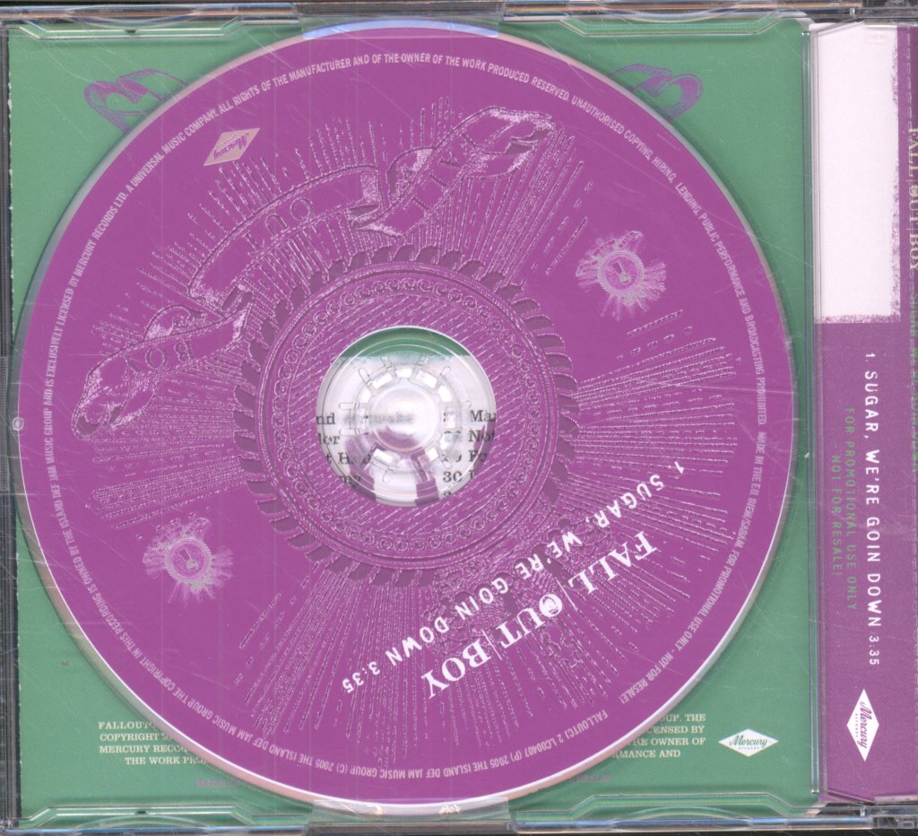 Fall Out Boy - Sugar, We're Goin Down - Cd