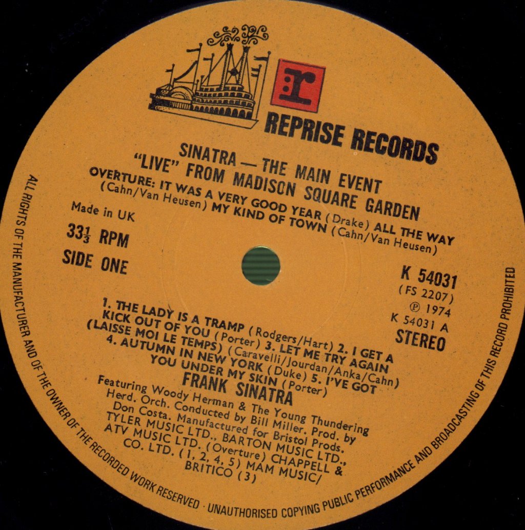 Frank Sinatra - Main Event (Live) - Lp