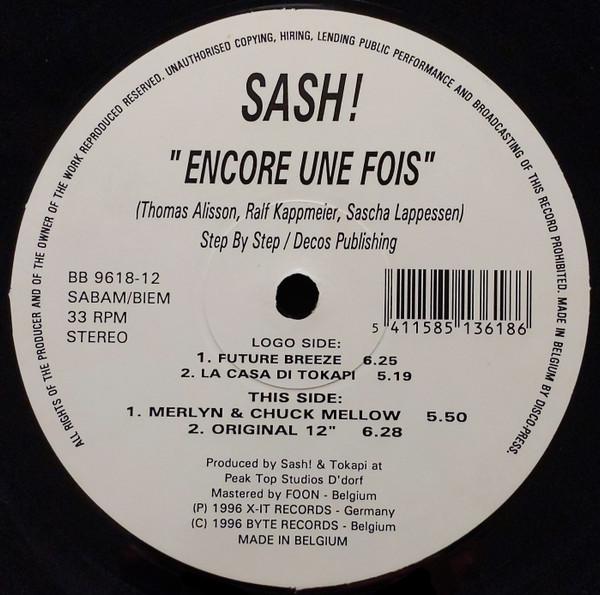 Sash! - Encore Une Fois - 12 Inch