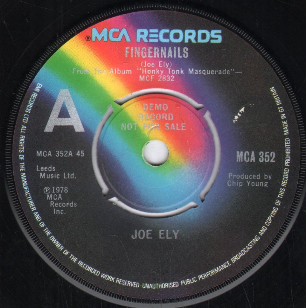 Joe Ely - Fingernails - 7 Inch