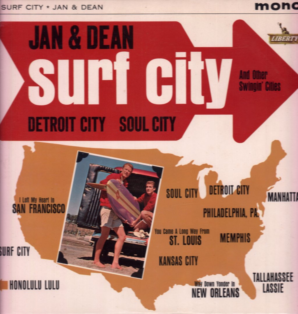 Jan & Dean - Surf City And Other Swingin' Cities - Lp