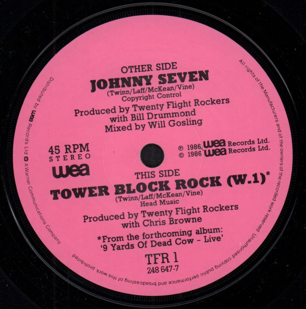 Twenty Flight Rockers - Johnny Seven - 7 Inch