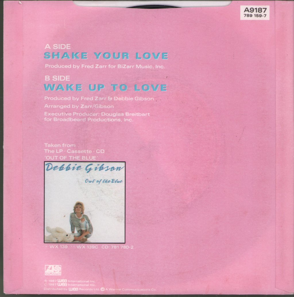 Debbie Gibson - Shake Your Love - 7 Inch