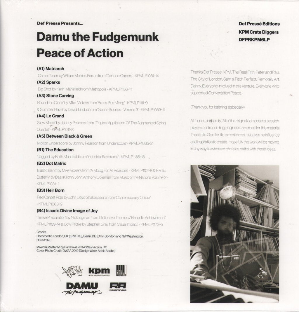 Damu the Fudgemunk - Peace of Action - Lp