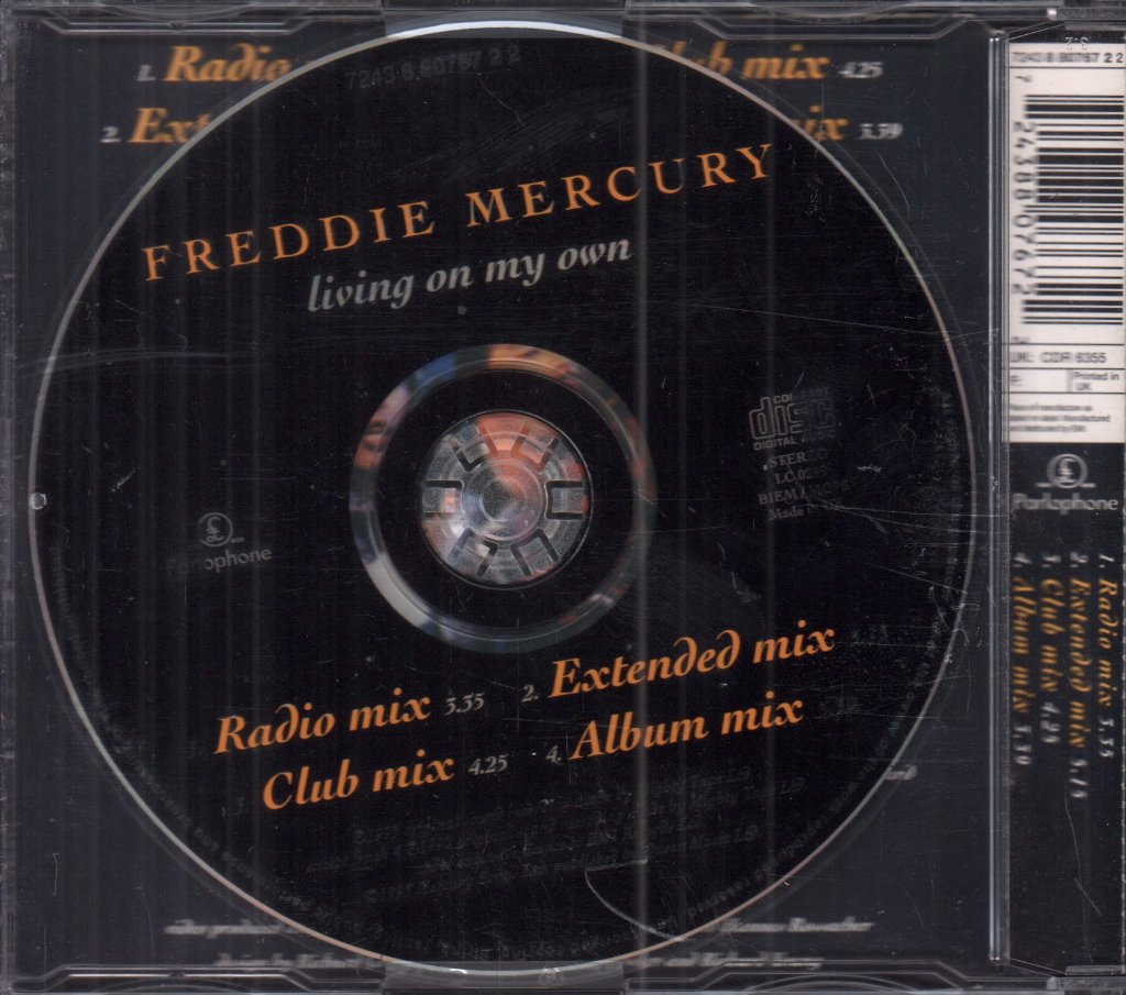 Freddie Mercury - Living On My Own - Cd