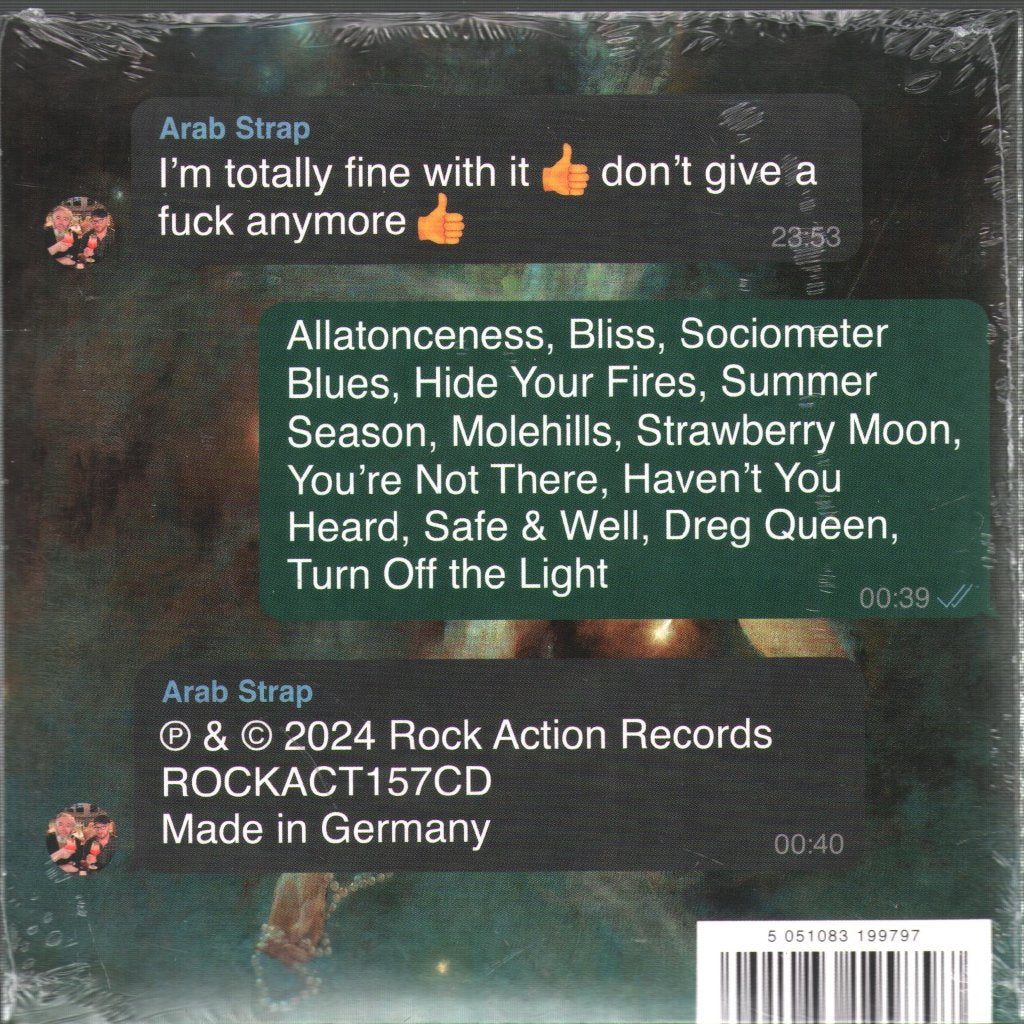 Arab Strap - I'm totally fine with it don't give a f*ck anymore - Cd