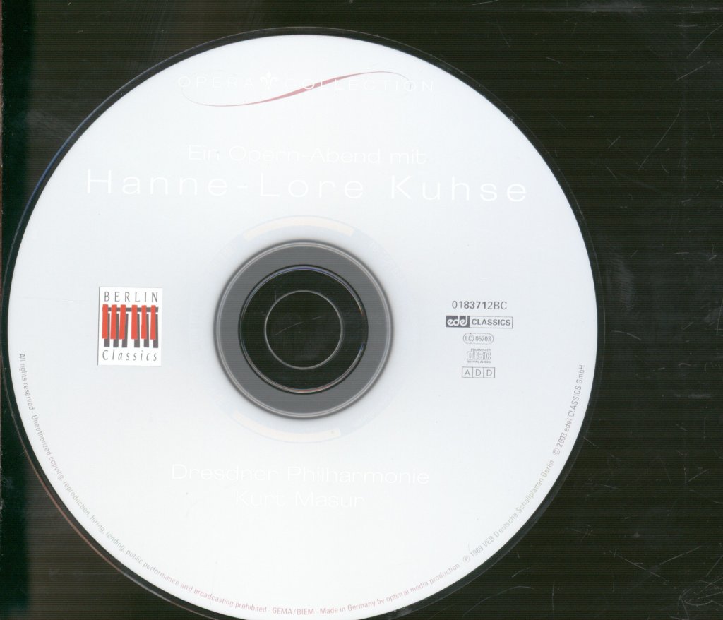 Hanne-Lore Kuhse - Ein Opern Mit - Cd