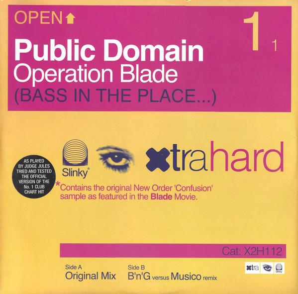 Public Domain - Operation Blade (Bass In The Place...) - 12 Inch