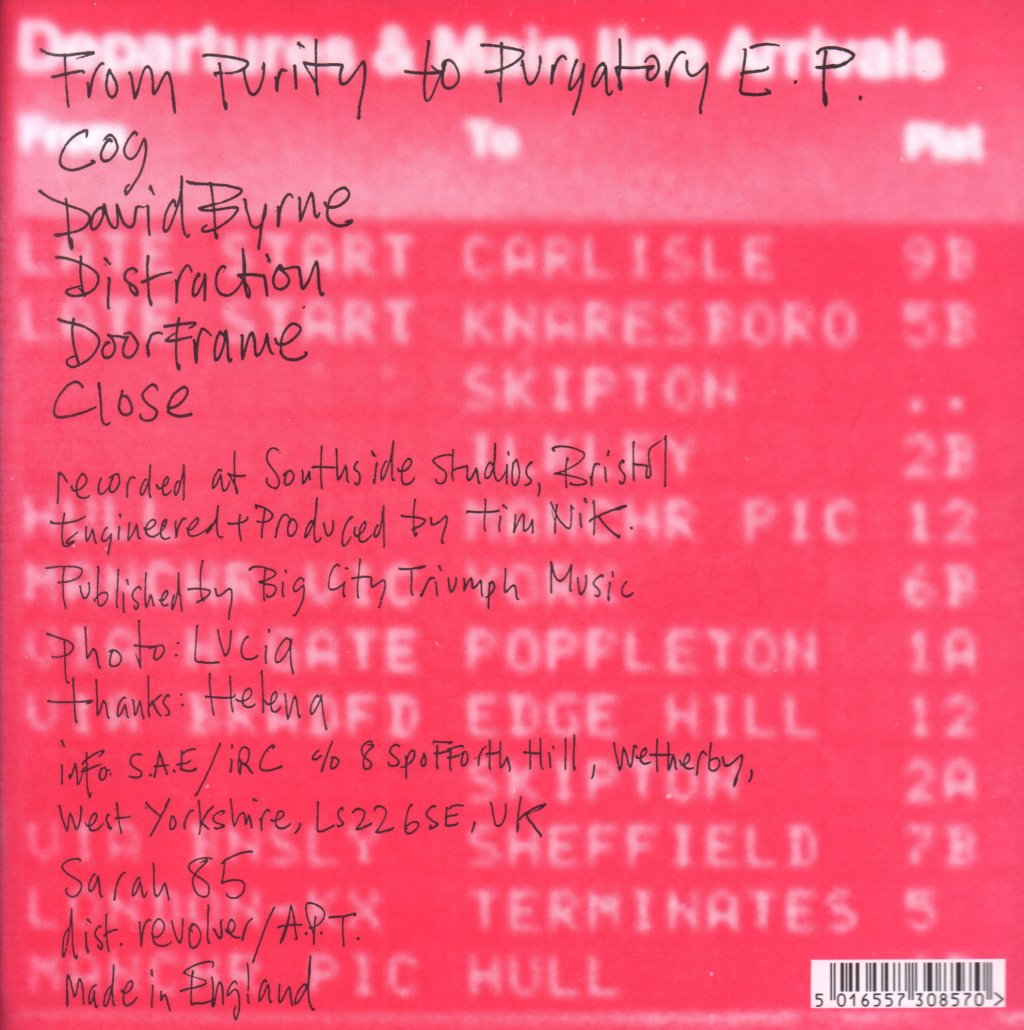 Boyracer - From Purity To Purgatory Ep - 7 Inch