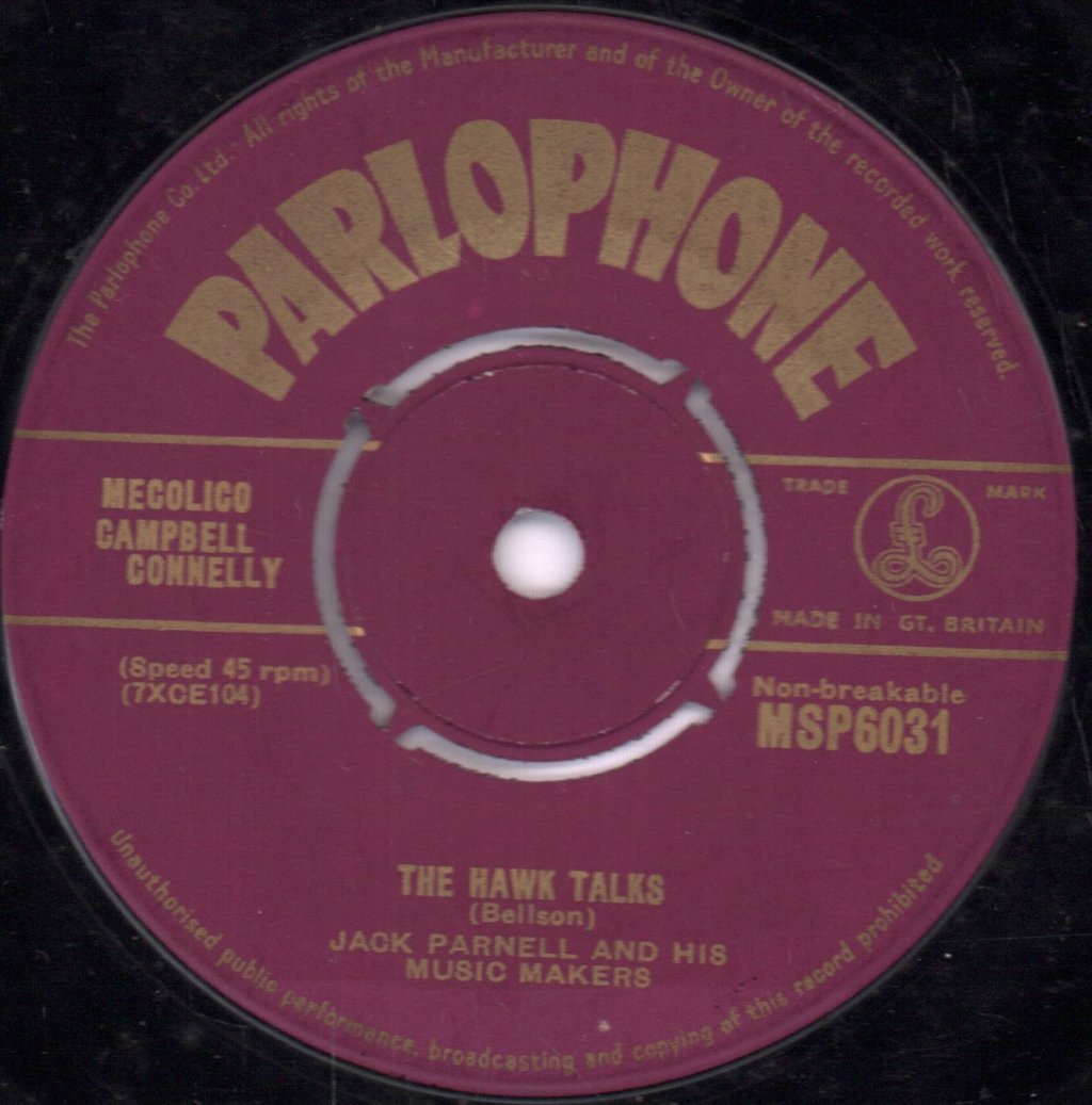 Jack Parnell And His Music Makers Featuring Larry Busby - Night Train - 7 Inch