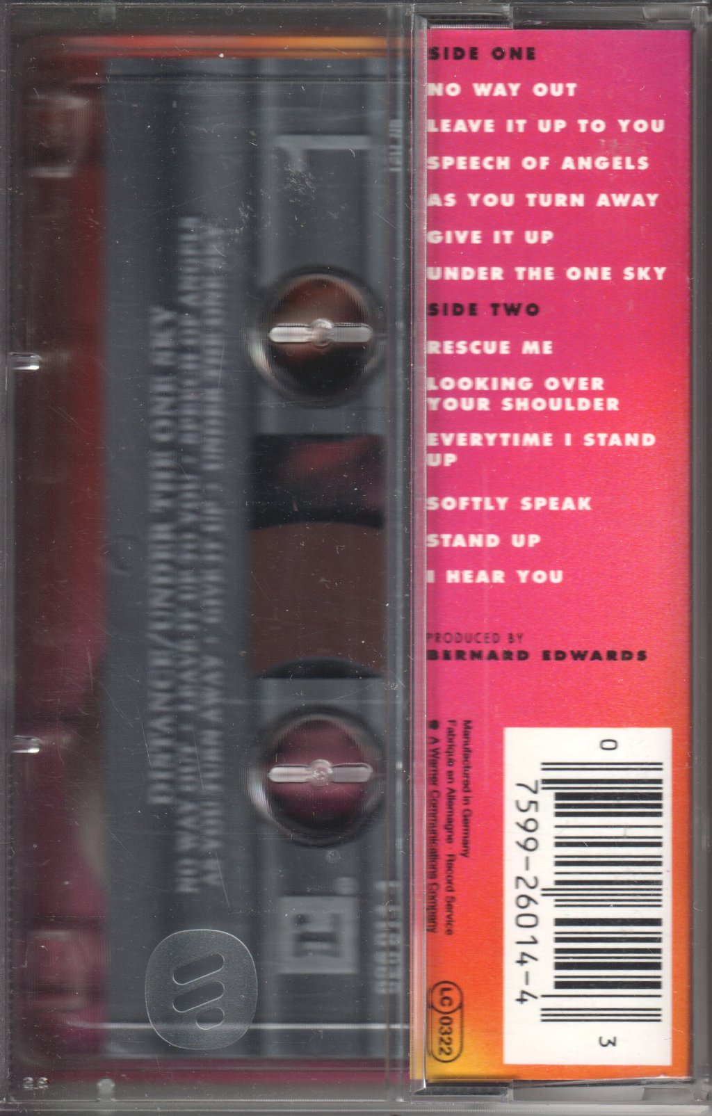 Distance (Rock/Metal Group) - Under The One Sky - Cassette