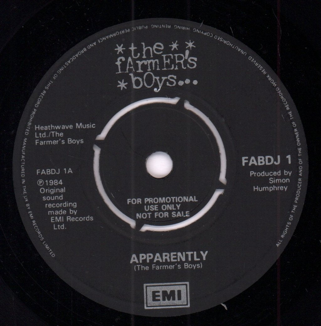 Farmer's Boys - Apparently - 7 Inch