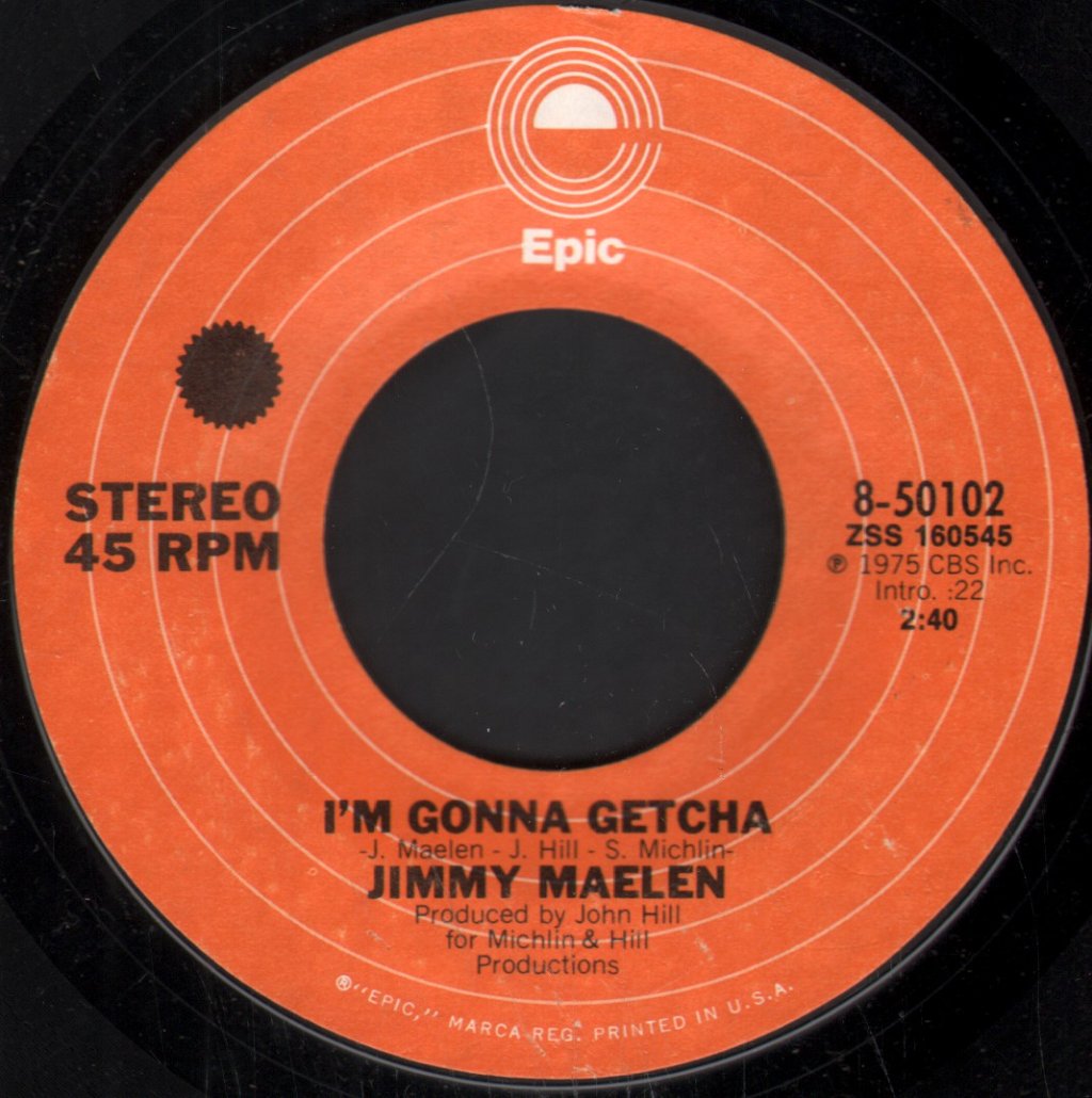 Jimmy Maelen - Run Johnny - 7 Inch