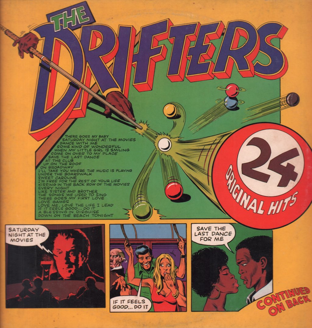 Drifters (Soul Group) - 24 Original Hits - Double Lp