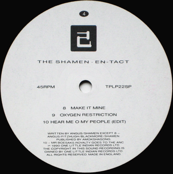 Shamen - En-Tact - Double 12 Inch