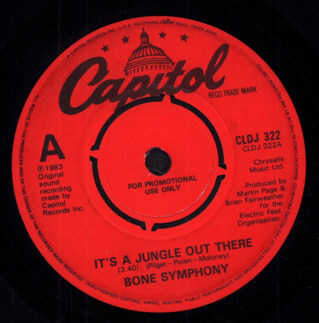 Bone Symphony - It's A Jungle Out There - 7 Inch
