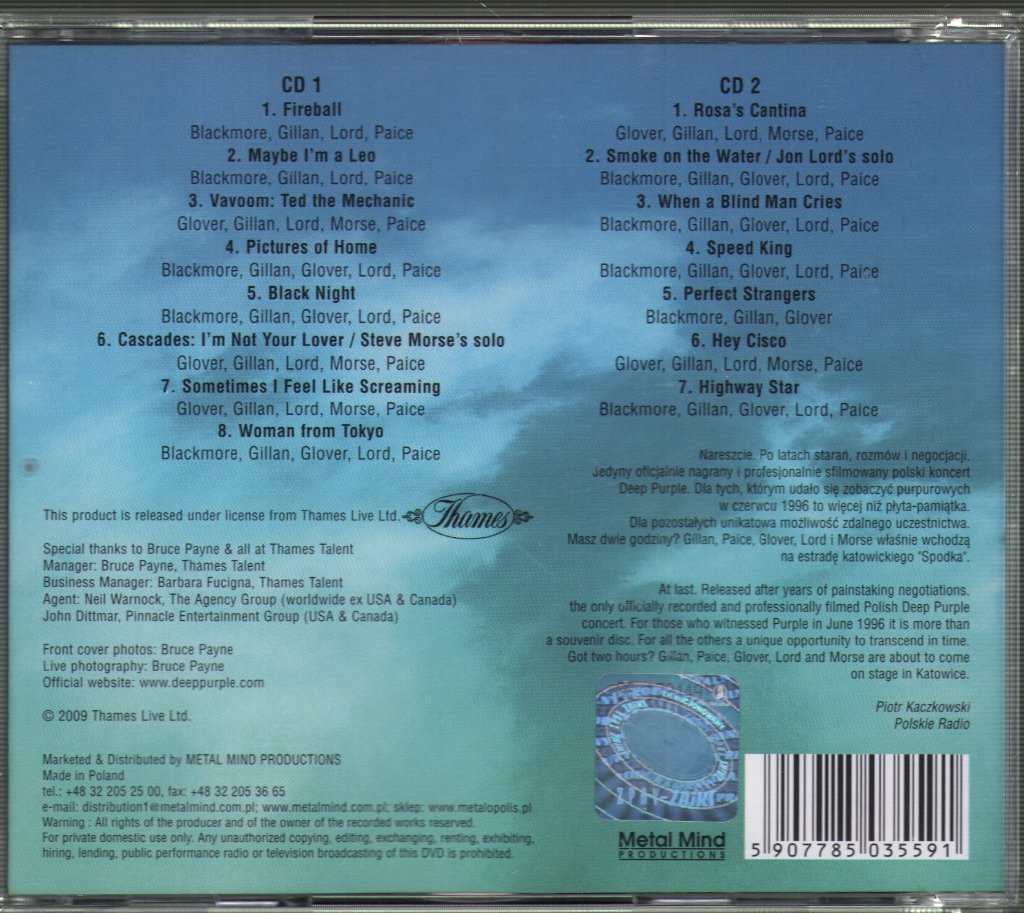 Deep Purple - Live Encounters... - Double Cd