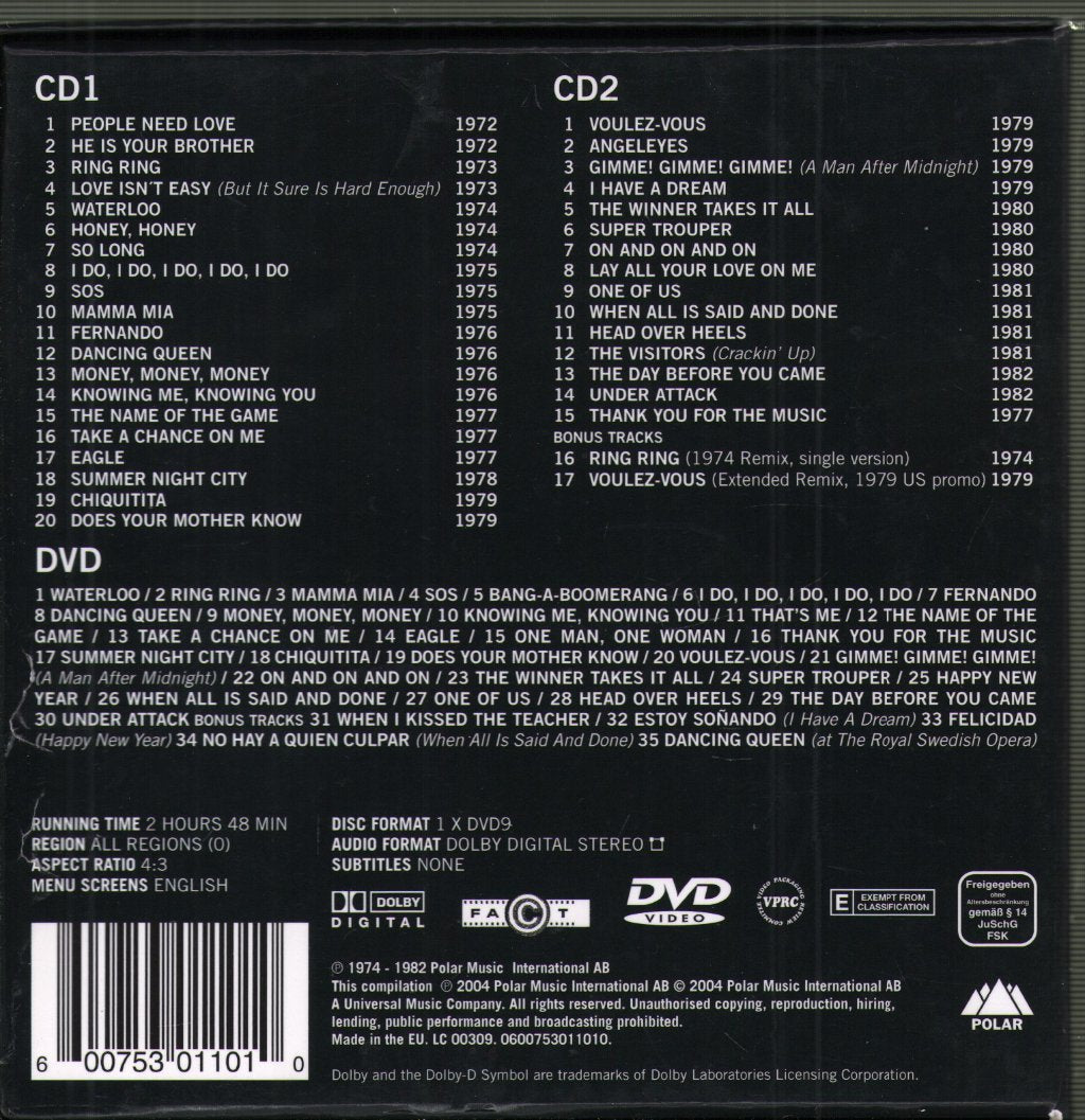 ABBA - Definitive Collection - Double Cd