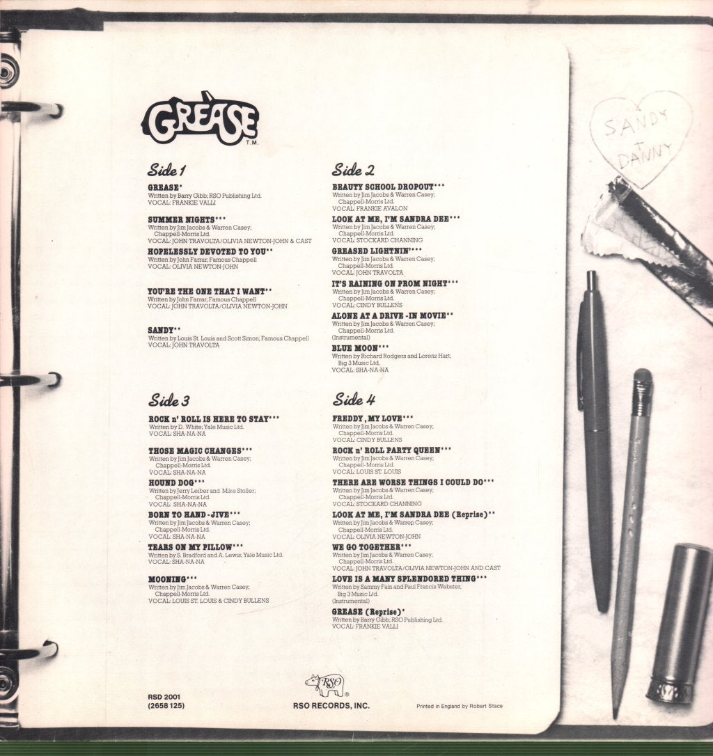 Various Artists - Grease (Original Movie Soundtrack) - Double Lp