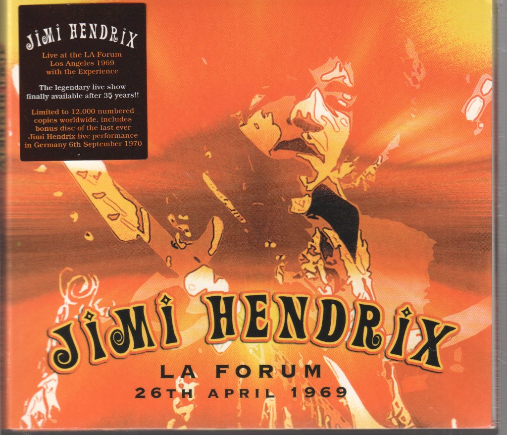 Jimi Hendrix - L.A. Forum 26th April 1969 - Double Cd