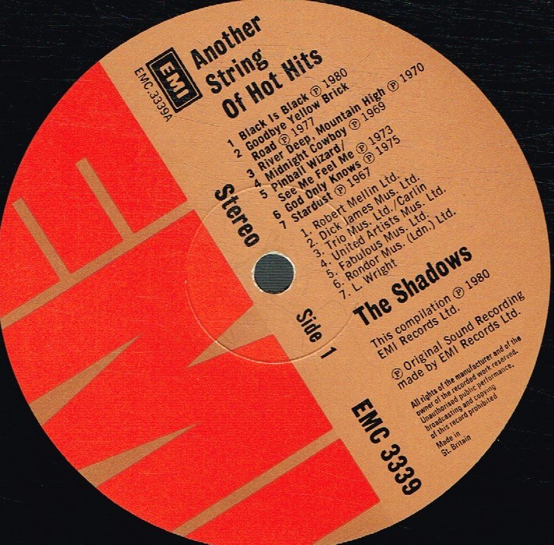 Shadows - Another String Of Hot Hits - Lp