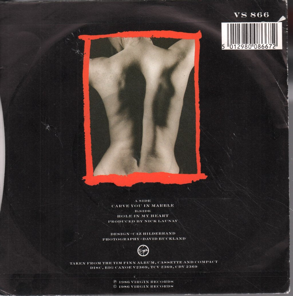Tim Finn - Carve You In Marble - 7 Inch