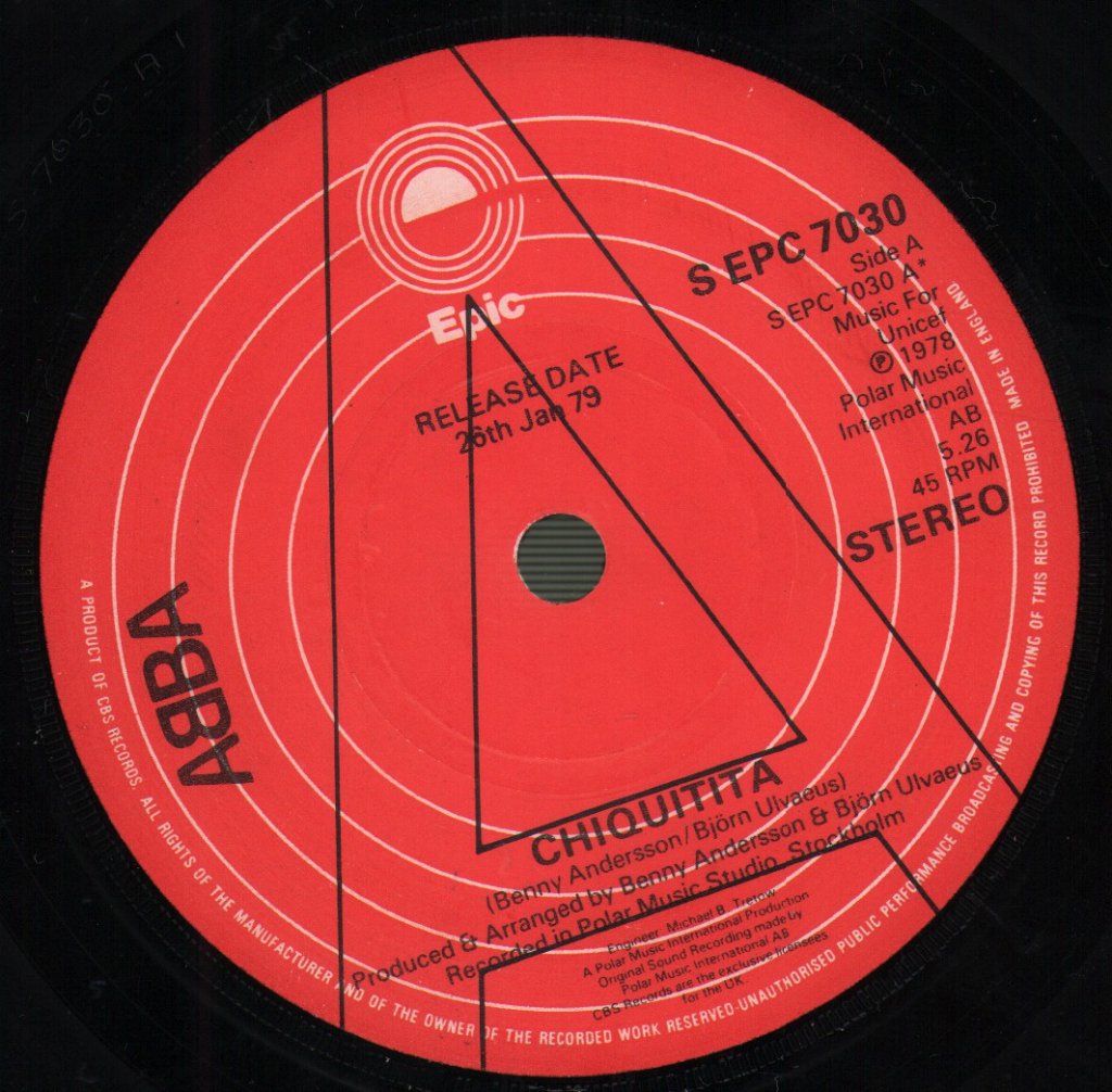 ABBA - Chiquitita - 7 Inch