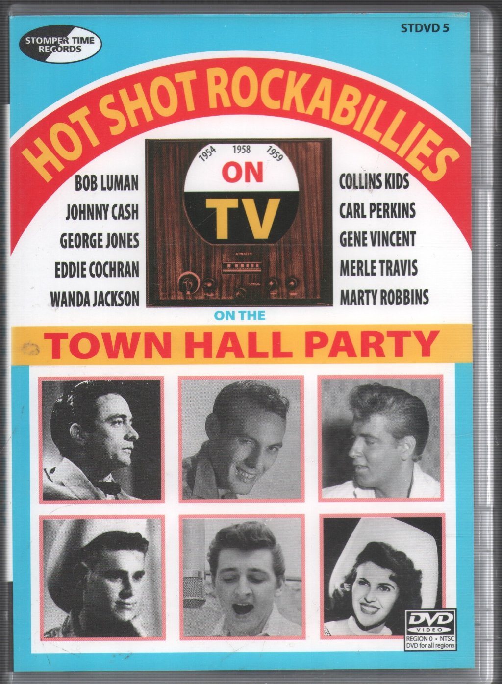 Various Artists - Hot Shot Rockabillies: Town Hall Party - Dvd
