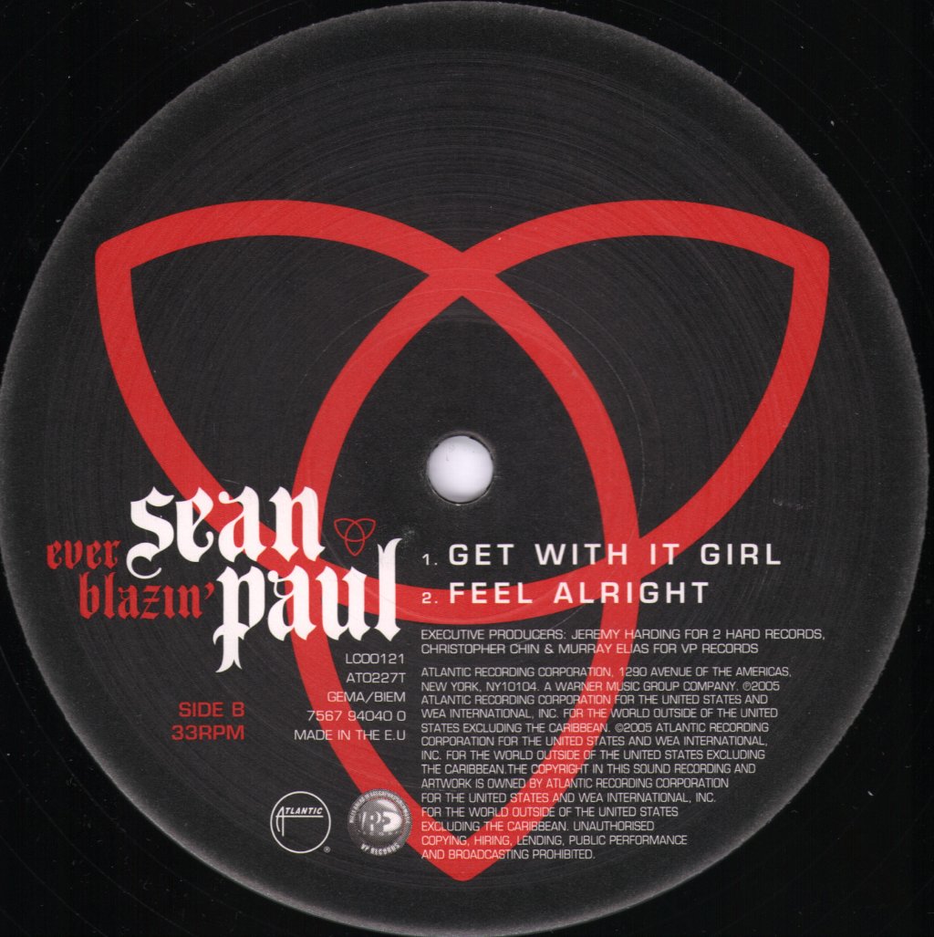 Sean Paul - Ever Blazin' - 12 Inch