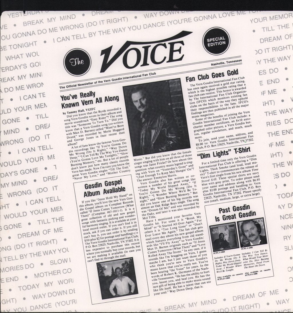 Vern Gosdin - Time Stood Still - Lp