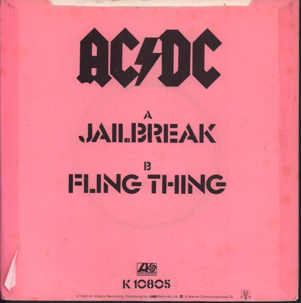 AC/DC - Jailbreak - 7 Inch