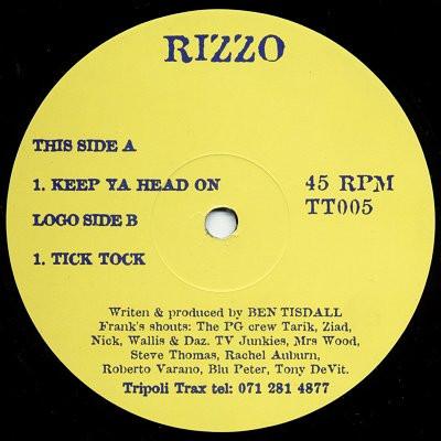 Rizzo - Keep Ya Head On / Tick Tock - 12 Inch