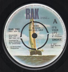 Smokie - It's Your Life - 7 Inch
