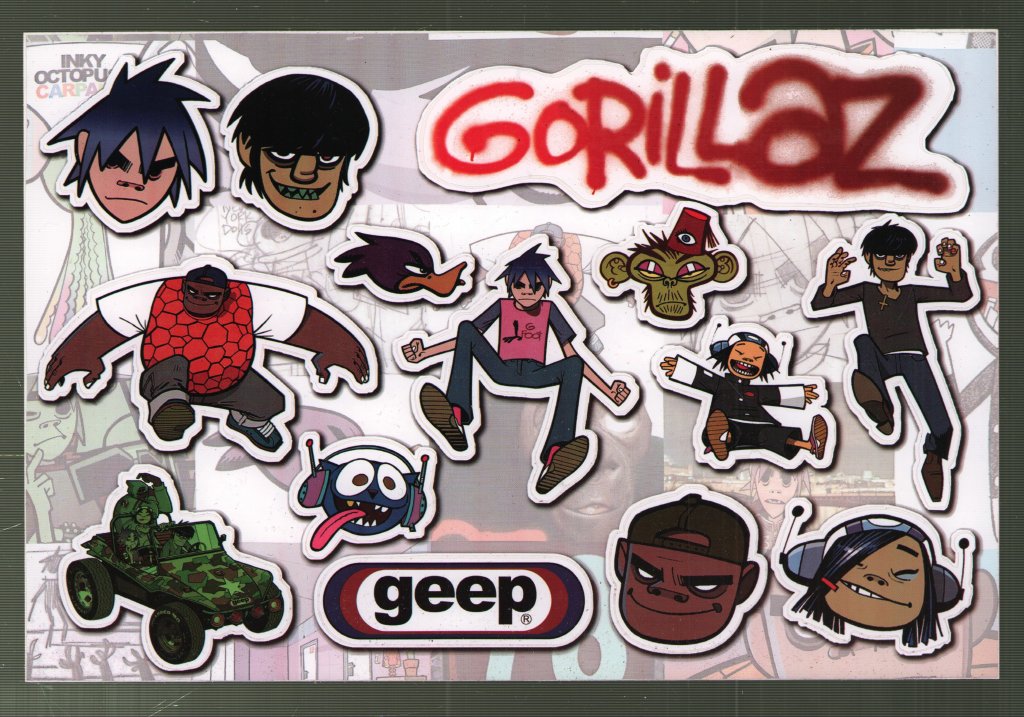 Gorillaz - Gorillaz - Sticker