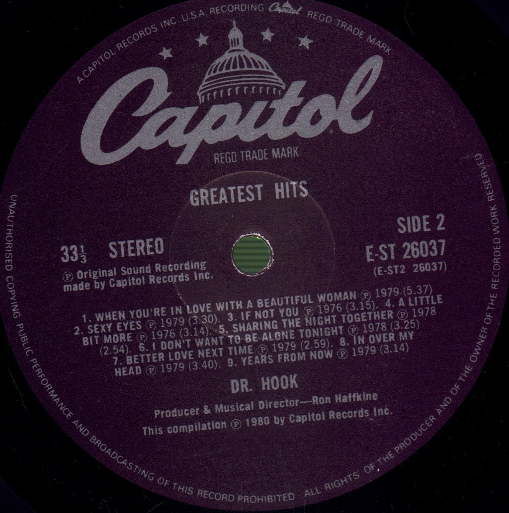 Dr Hook - Greatest Hits - Lp
