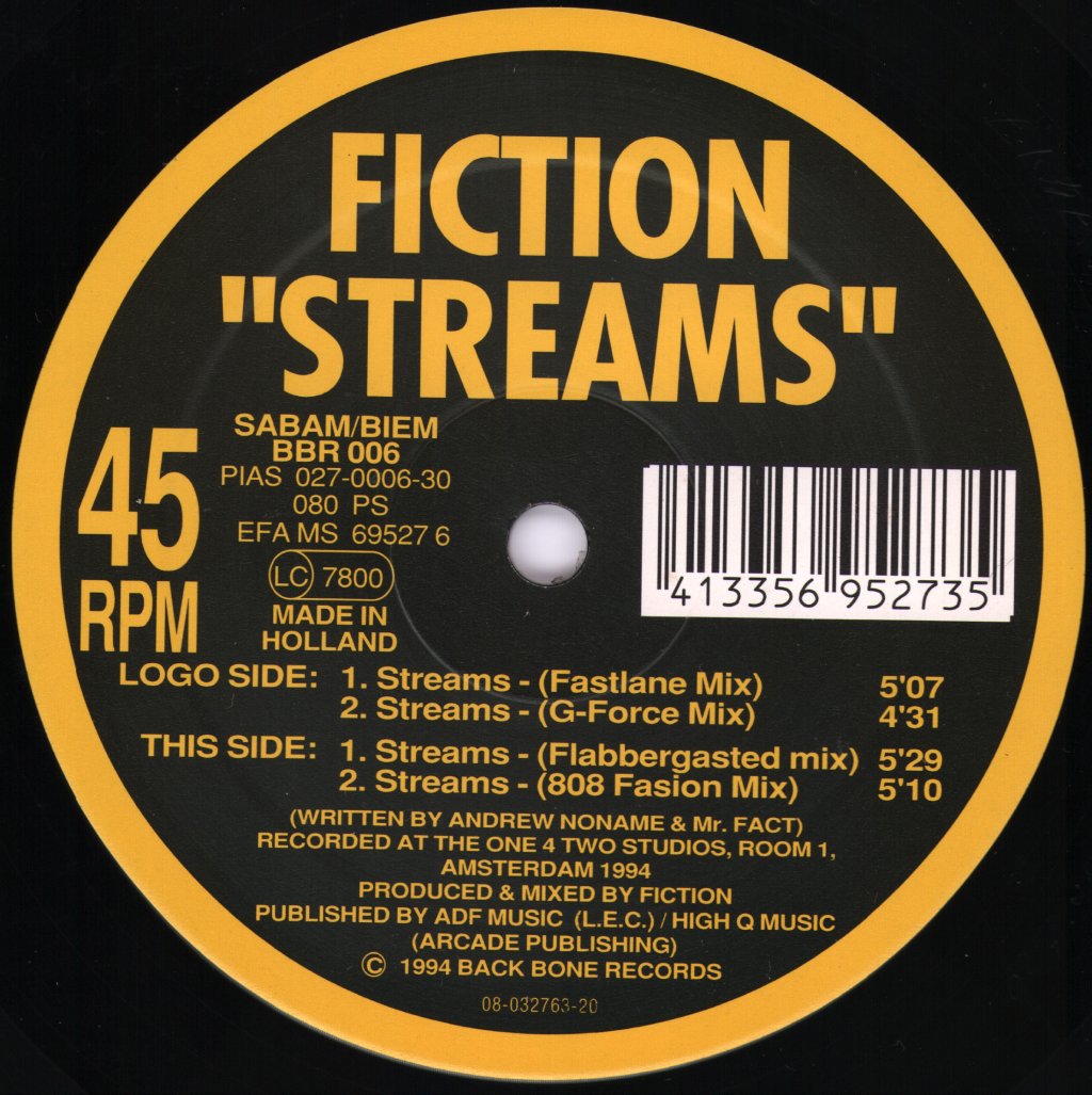 Fiction - Streams - 12 Inch