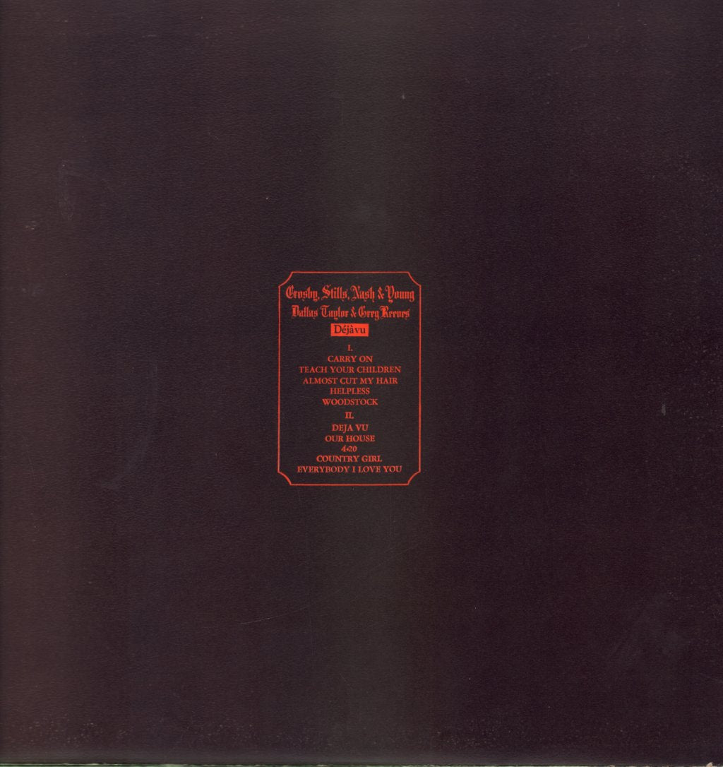 Crosby Stills Nash And Young - Deja Vu - Lp