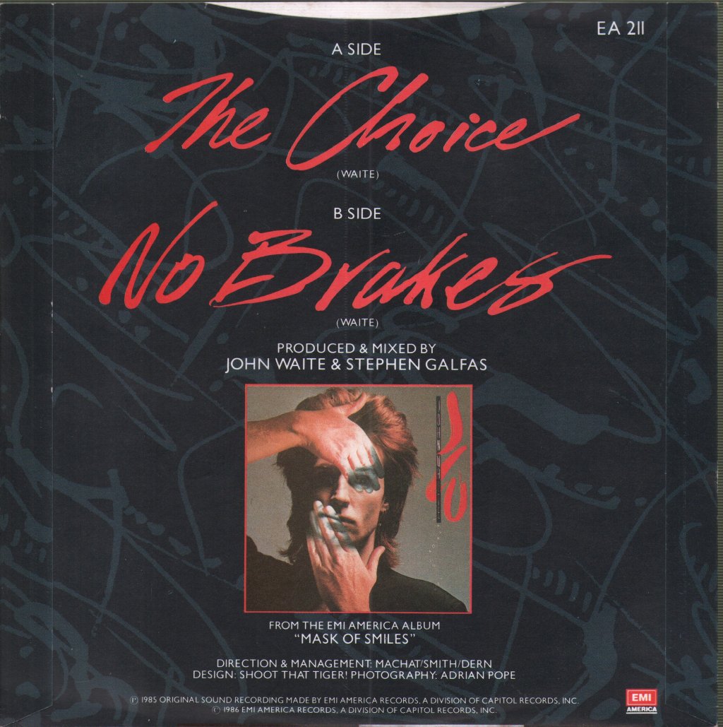 John Waite - Choice - 7 Inch