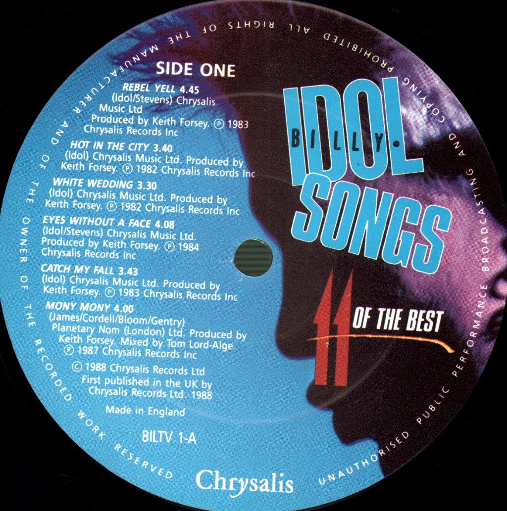 Billy Idol - Idol Songs - Lp