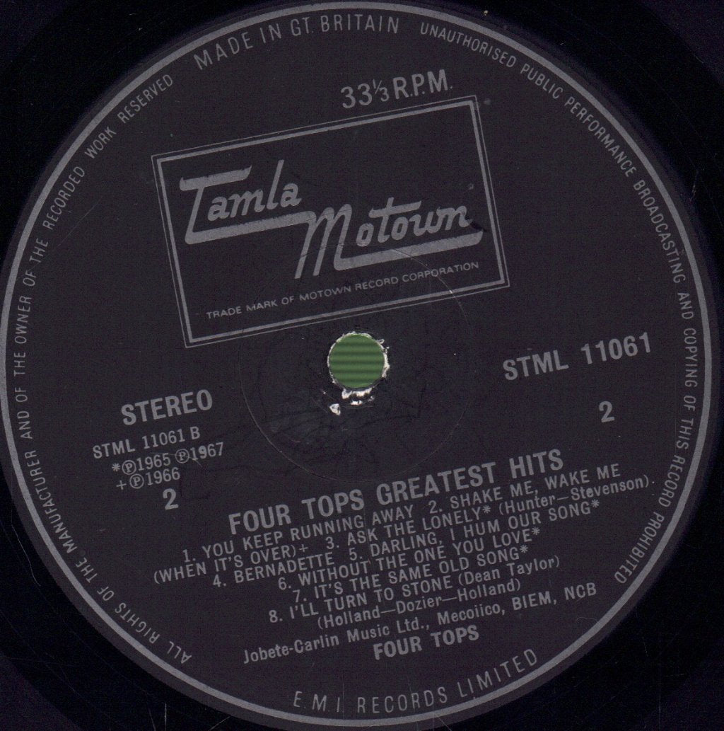 Four Tops - Greatest Hits - Lp